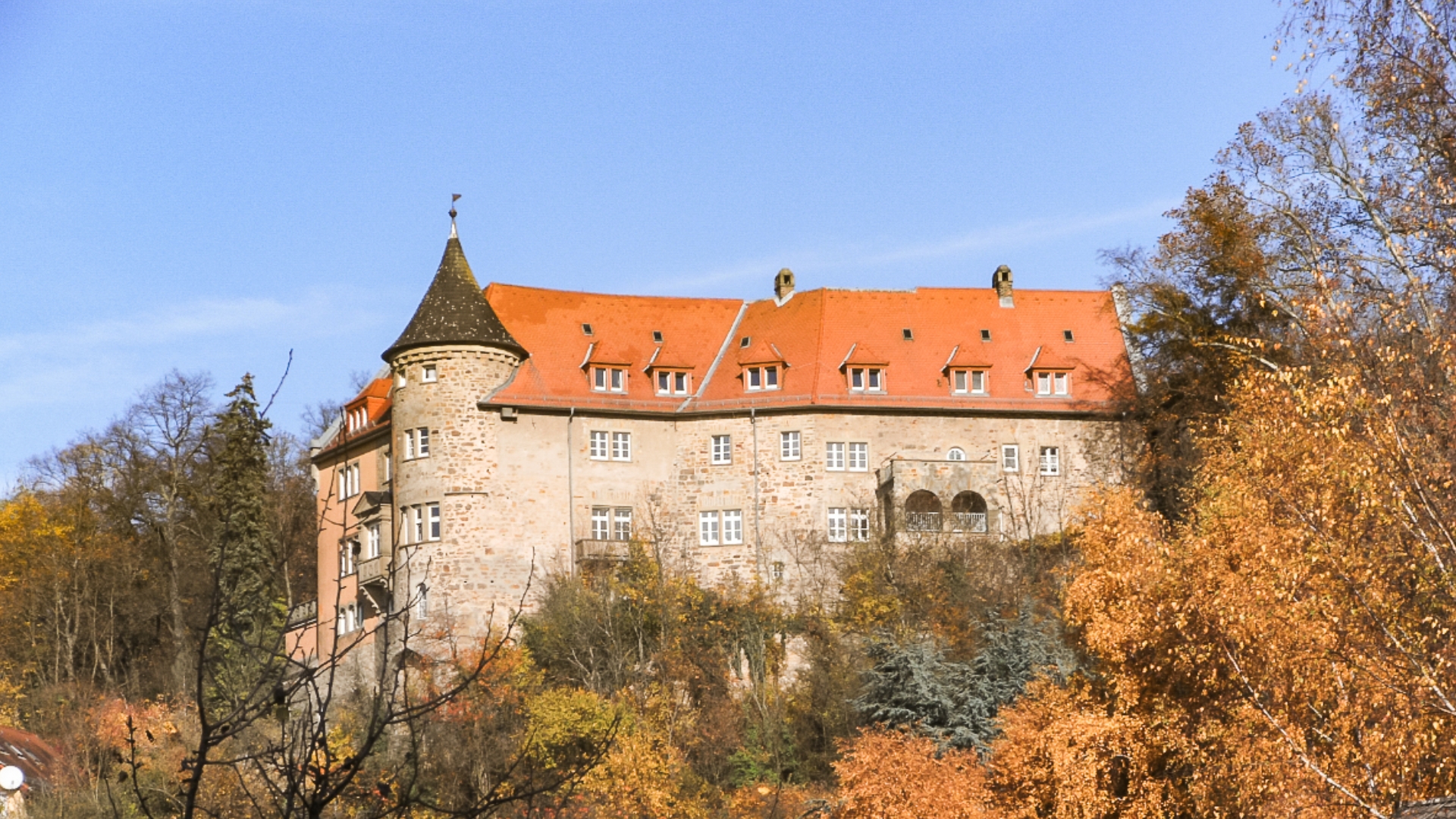 Blick auf Schloss Rauenberg aus 1737